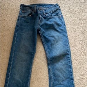 Boys Levi 511 jeans.